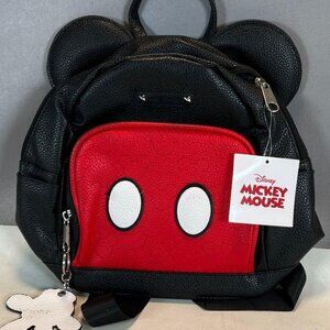 NWT Disney Mickey Mouse Backpack with Bag Charm